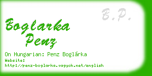 boglarka penz business card